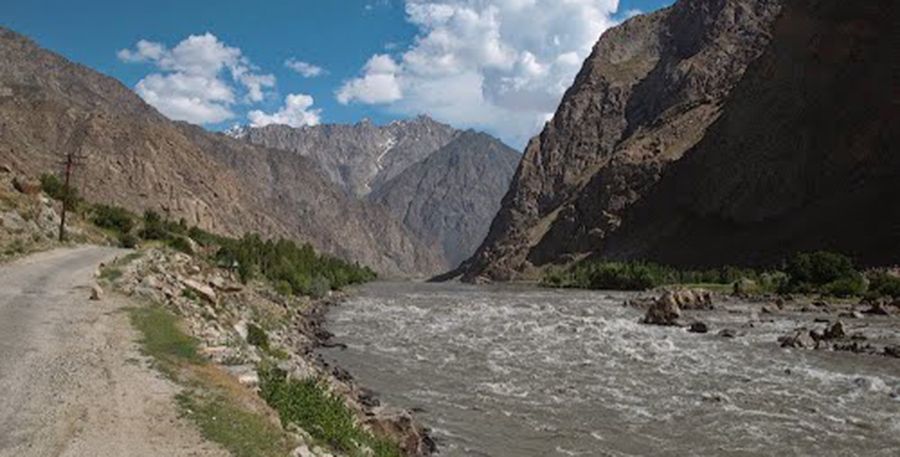 Kulob - Qal'ai Khumb road Kulob - Qal'ai Khumb road